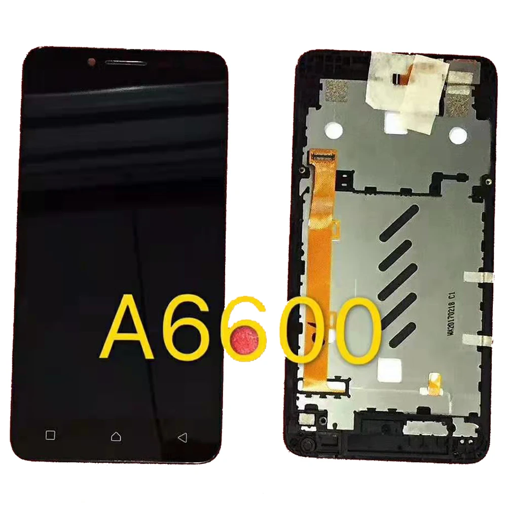 

Original LCD Display+Touch Screen Panel For Lenovo A6600 LCD Touch Screen With Frame Repair Part+Tool