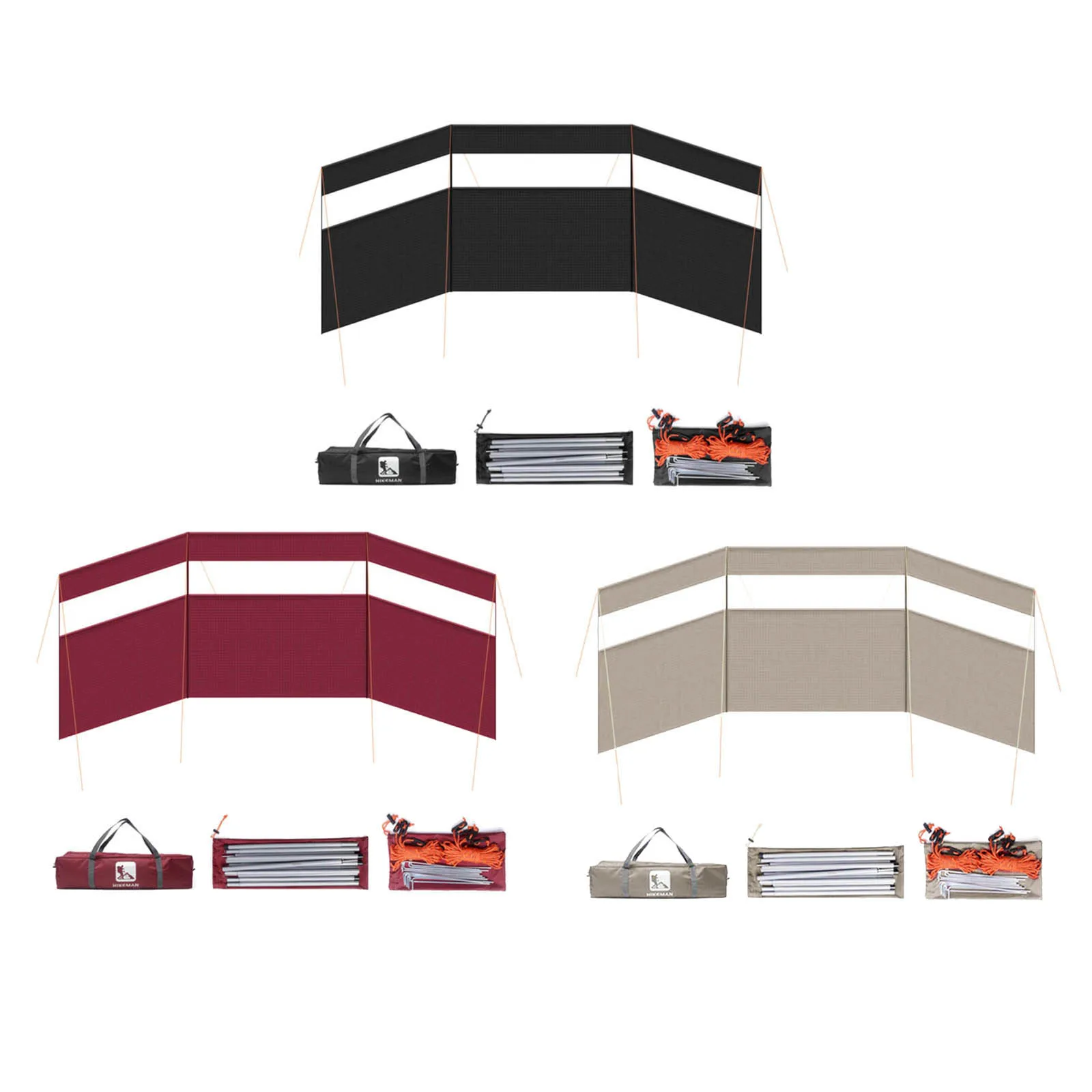 

Large Foldable Portable Outdoor Camping Barbecue Windshield Beach Windshield