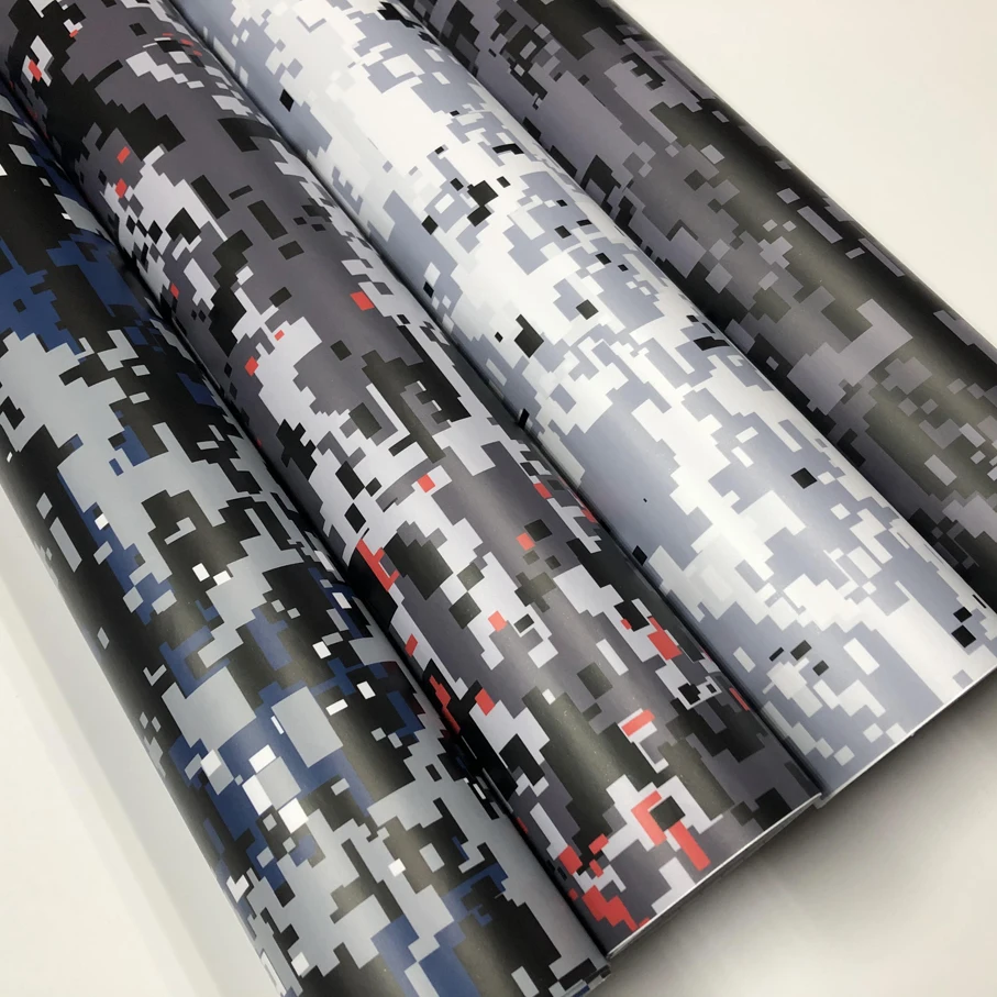 

18 colors Digital Camouflage Printed Vinyl Wrapping Motorcycle Scooter Sticker Wrap Car DIY Styling Camo Film Sheet 50cm