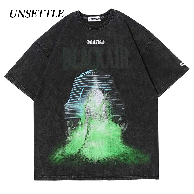 Мужская/Женская футболка в стиле Харадзюку уличная хип хоп с принтом панк мода