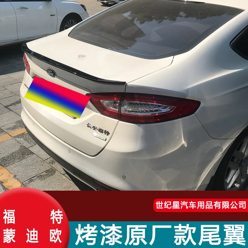 

Высококачественный задний спойлер Неокрашенный из АБС-пластика для Ford Mondeo 2013 -2020 крышка багажника автомобильный Стайлинг