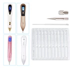 Набор игл для удаления пятен, ручки для удаления пятен, 3 вида аксессуаров, иглы для удаления пятен, тату, жира, гранул, родинок, веснушек