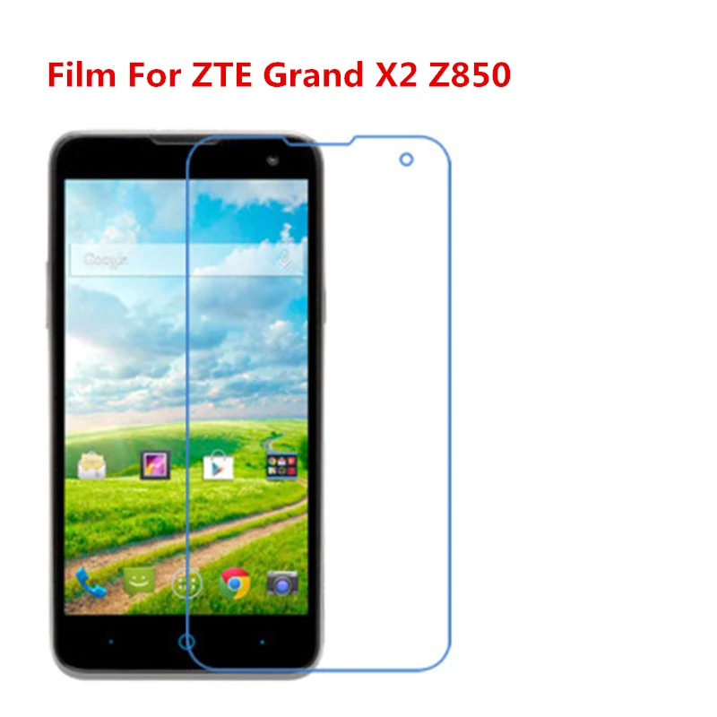 1/2/5/10 шт. ультратонкая прозрачная защитная пленка для HD ЖК-экрана с тканевой пленкой для очистки для ZTE Grand X2 Z850.