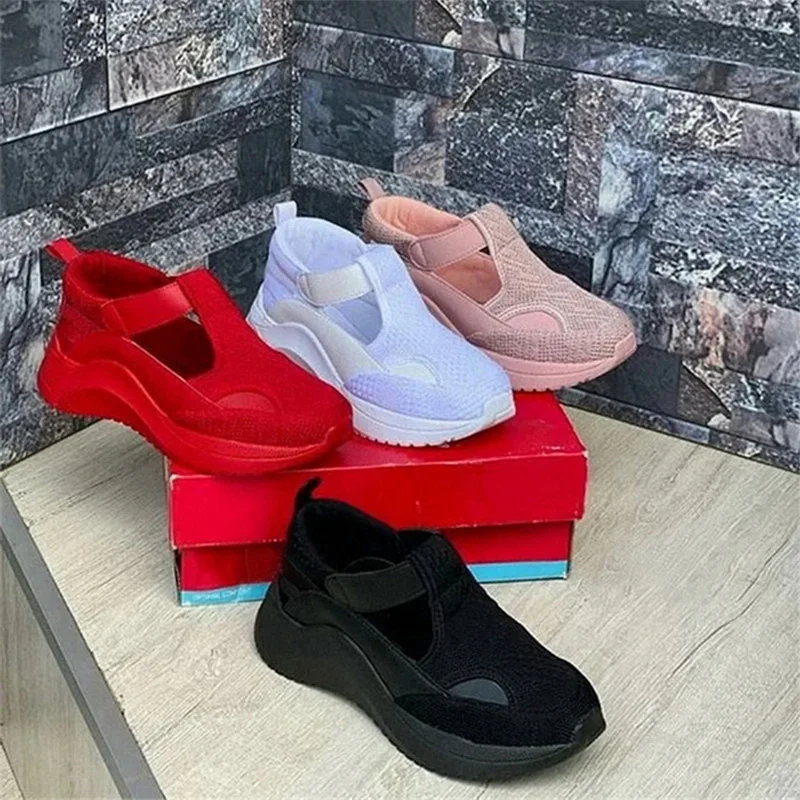 

Women's Sandals Casual Wedge Shoes Woman Buckle Strap Straw Thick Bottom Flats Platform Sandals Flock Female Shoes Summer 2021