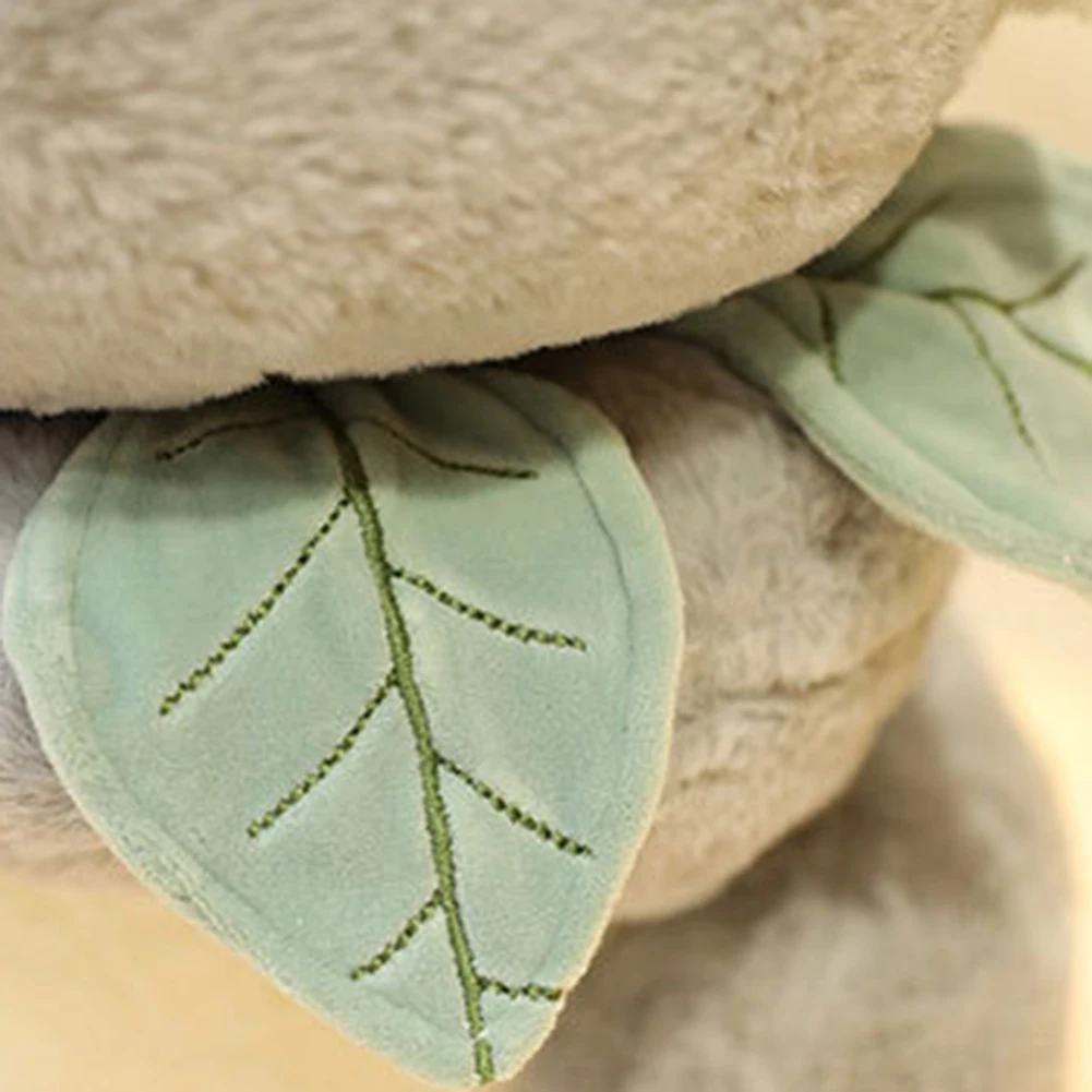 

Simulation Koala Eating Leaf Stuffed Doll Plush Animal Toy Kids Birthday Gift Kids Sleeping Back Cushion Cute Stuffed