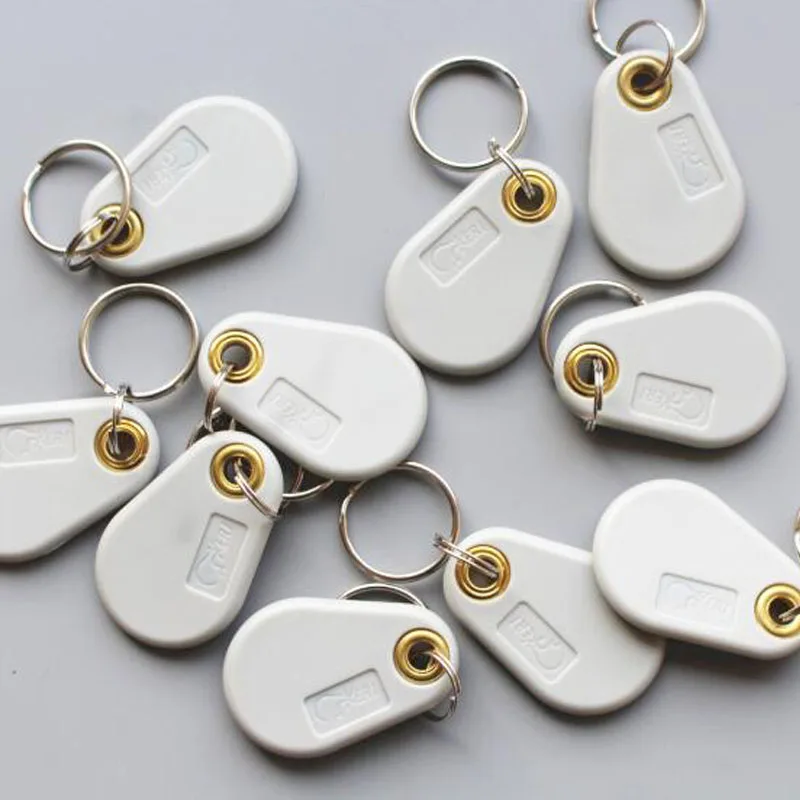 

125KHz EM4305 T5577 RFID Key Tags Ring Tokens Writable Keyfob Rewritable Keychain Access Card Copy Clone Duplicate