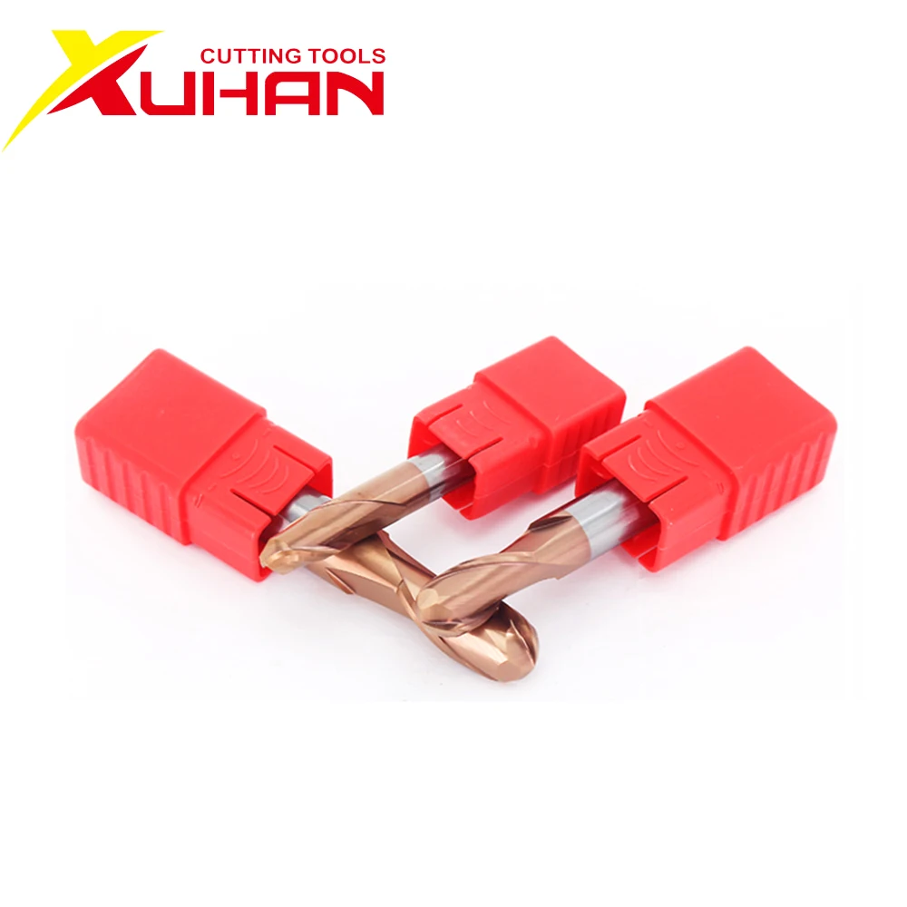 Концевая фреза с 2 канавками R2.5 R3 R4 R5 R6 ЧПУ для обработки металлических