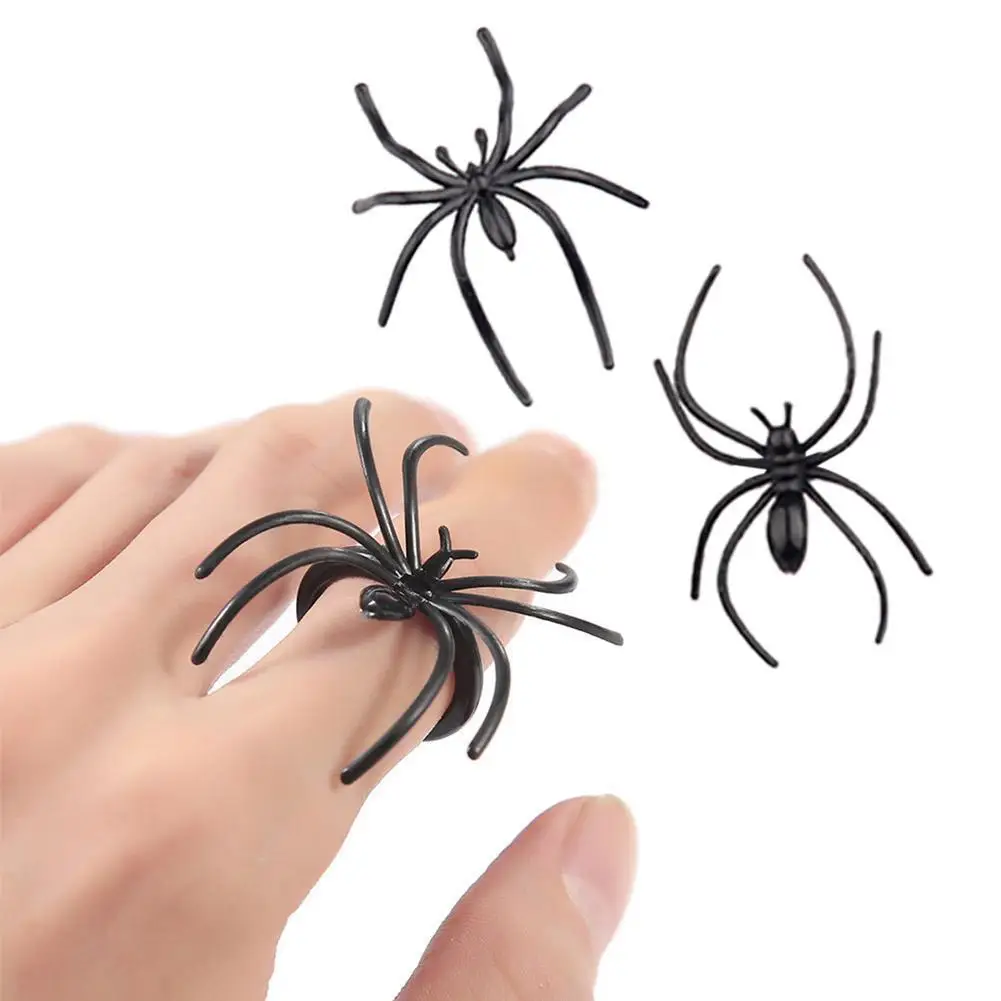 

Gothic Black Spider Animal Ring Punk Creative Alloy Fashion Jewelry