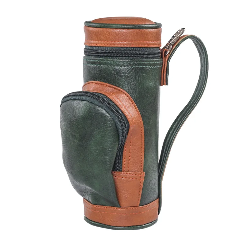 

Portable Multifunctional Cigar Bag PU leather 8 cigar Storage Bag Outdoor travel Built-in Moisturizing Sheet Cigar Cutter tool