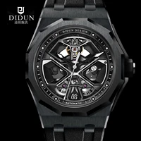 didun 2022new watch men luxury top brand automatic mechanical stainless fashion business male clock starwars luminous wristwatch