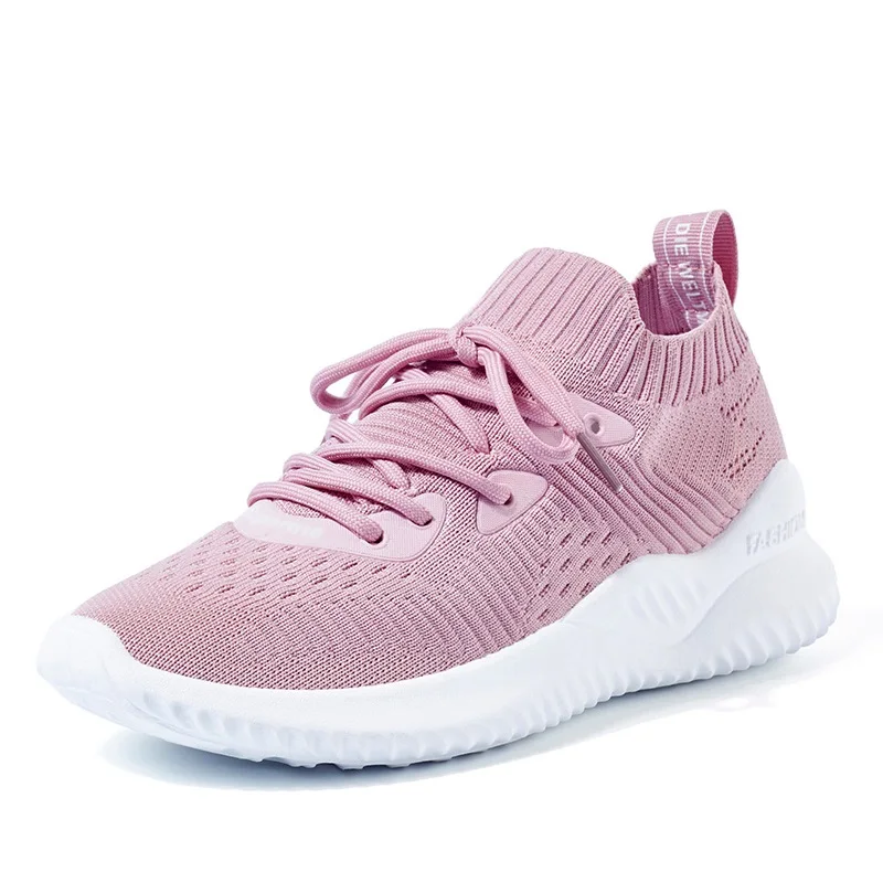 

Women Shoes Light Breathable Mesh Shoes Woman Sneakers Casual Women Trainers White Sneakers Lace-Up Zapatos De Mujer Plus Size