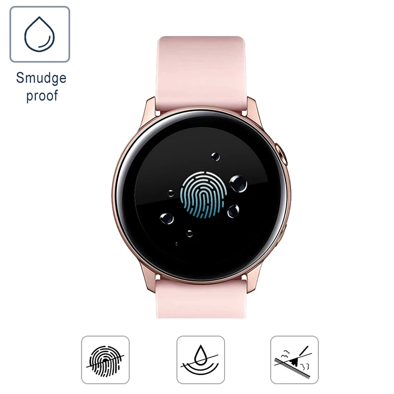 Защитная пленка Pantalla для Samsung Galaxy Watch Active 2 мягкая 40 мм 44 42 46 мм|Защита экрана часов|