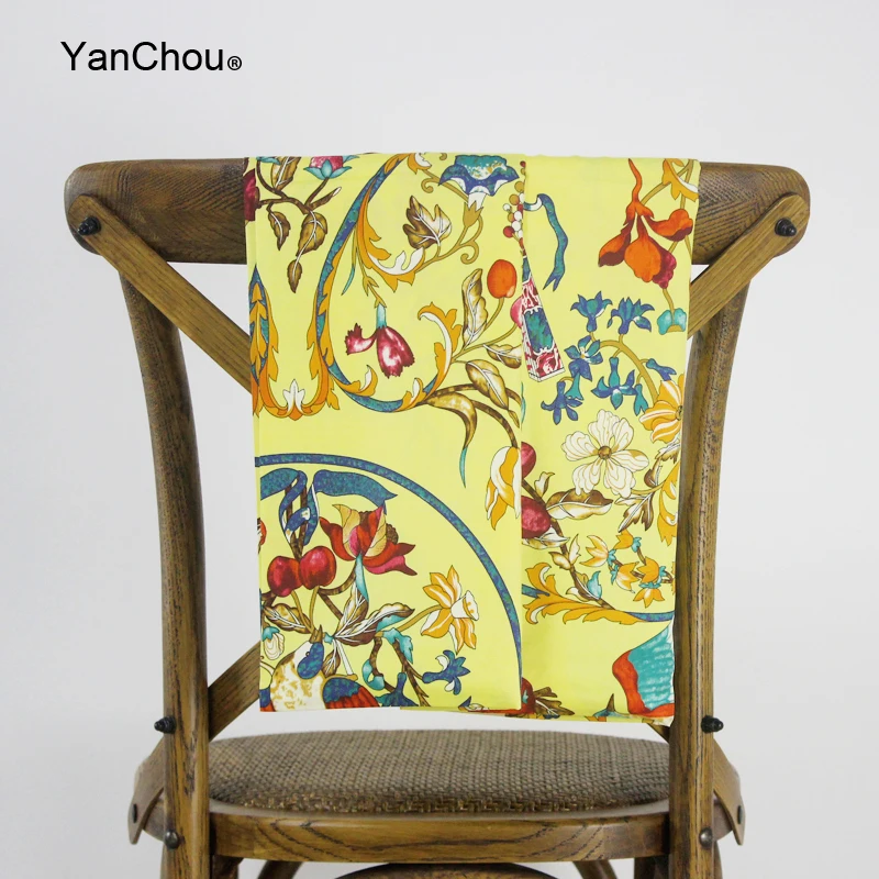 Квадратный шелковый саржевый шарф женская большая шаль винтажные женские шарфы