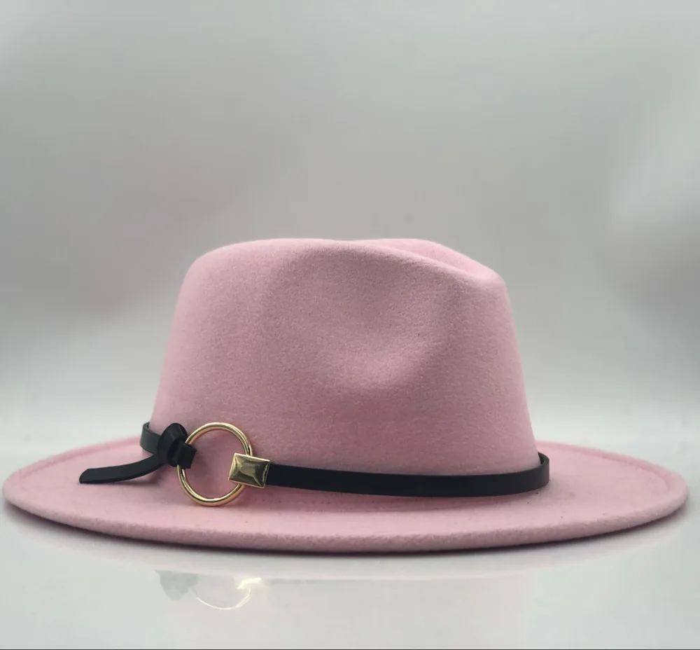Шерстяная фетровая шляпа Hawkins Кепка с широкими полями дамская Trilby Chapeu Feminino для