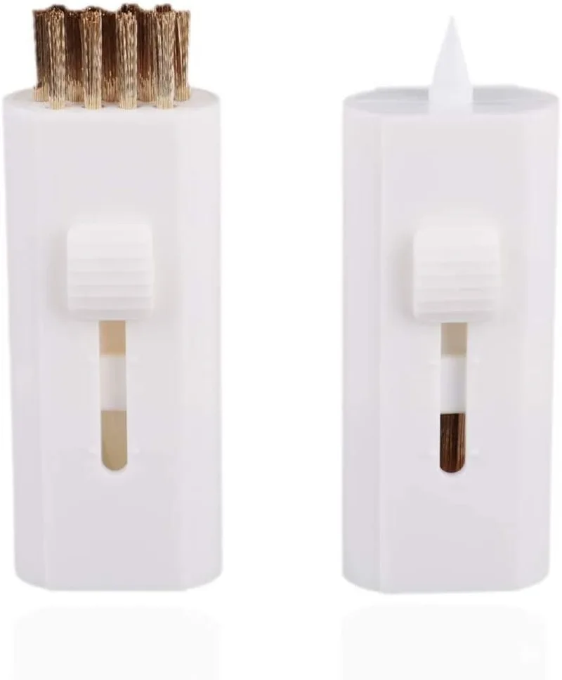 

6 Pack Golf Club Cleaning Brush Retractable Pocket Size Golf Club Groove Cleaner Cleaning Tool Double Side Golf Brush Kit