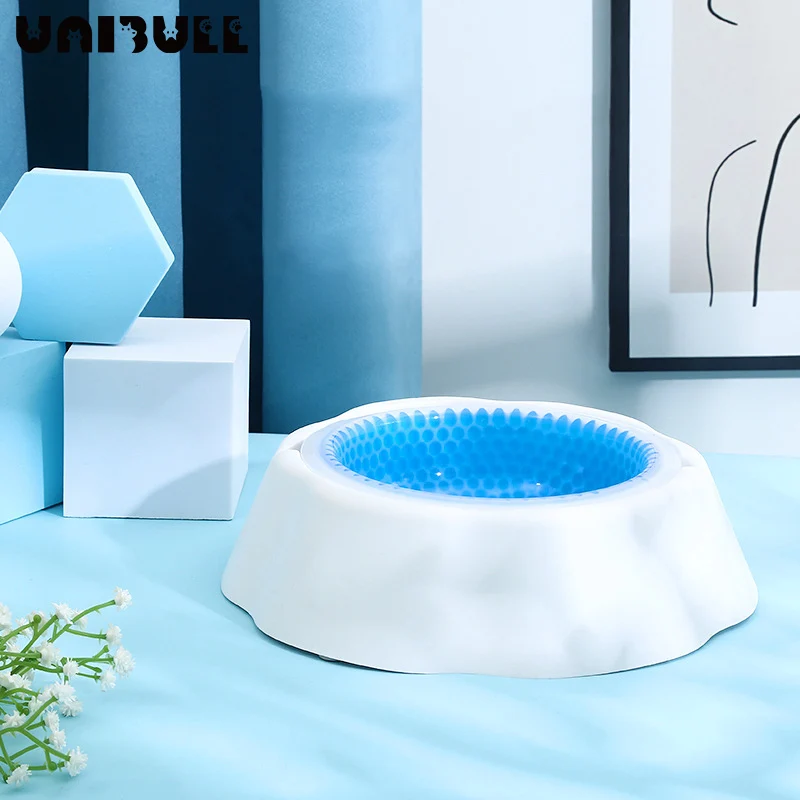

New Pet Ice Bowl Cooling Artifact Pet Supplies Dog Bowl Cat Bowl Ice Bowl Slow Eating Dog Bowl Slow Eating Dog Bowl Slow Feeder
