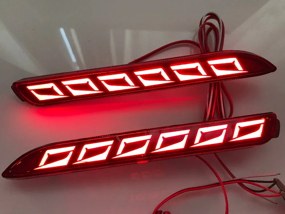 Новый обновленный Светодиодный отражатель заднего бампера светильник для Toyota Wish