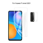 Для Huawei P smart 2021 Защита камеры и защита экрана HD Гидрогелевая пленка мягкое 3D полное покрытие изогнутая защита