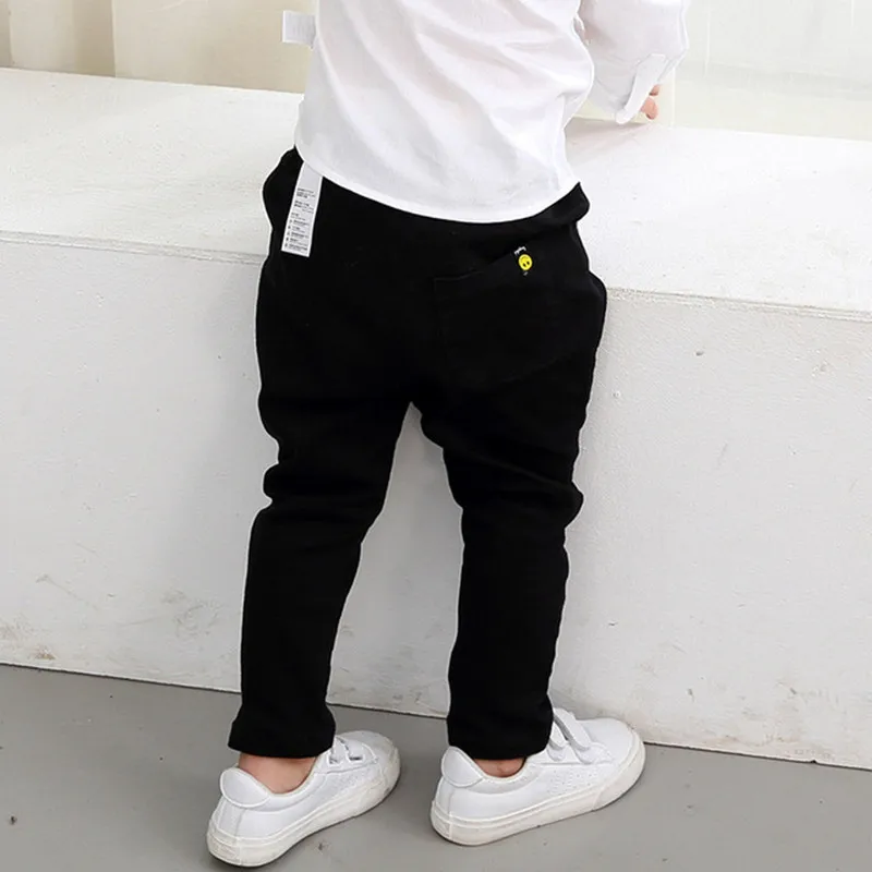 2019 г. Весенне-осенние брюки для мальчиков хлопковые повседневные штаны больших
