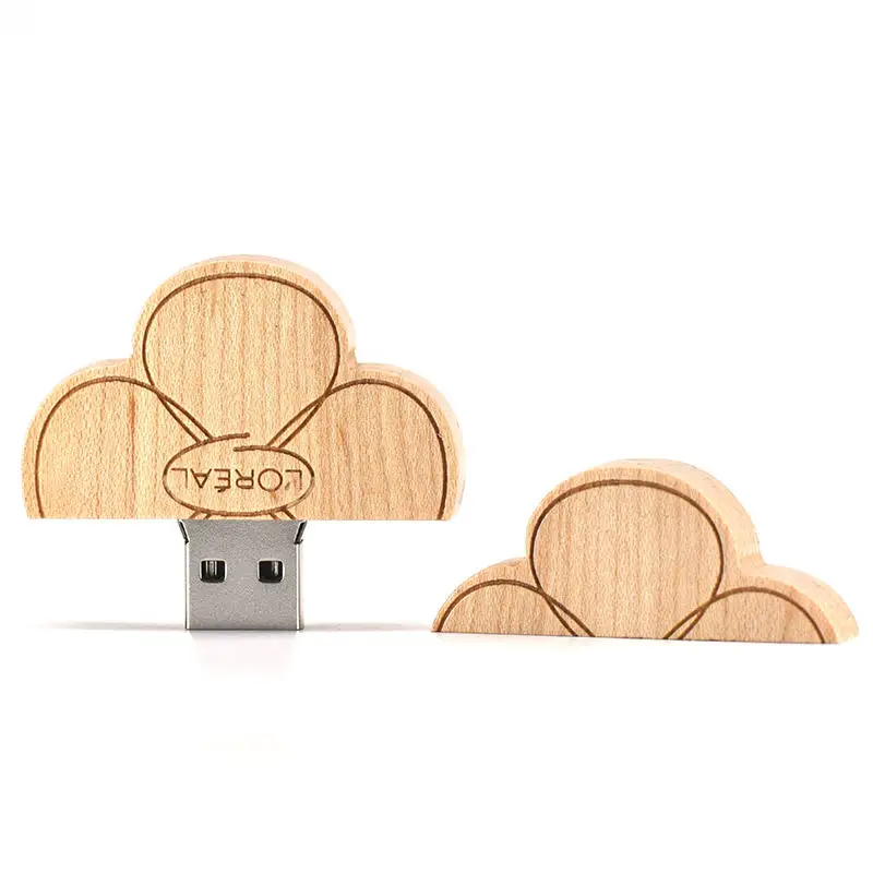 Usb флеш накопитель в виде цветка Деревянная Карта памяти 64 ГБ 32 16 8 4 u карта 128 256