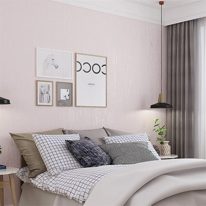 Однотонные обои beibehang для спальни простой фон стены гостиной имитация диатома