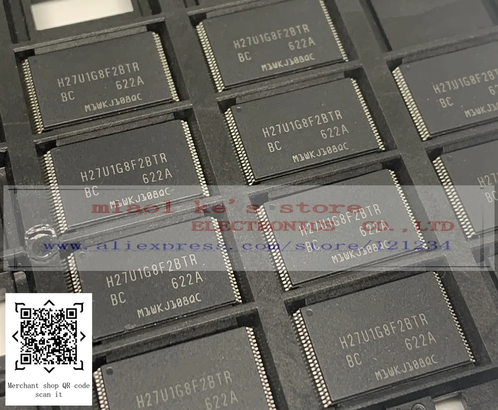 

[5pcs]100%New original: H27U1G8F2BTR-BC H27U1G8F2BTR 128MB TSOP48 flash memory chip