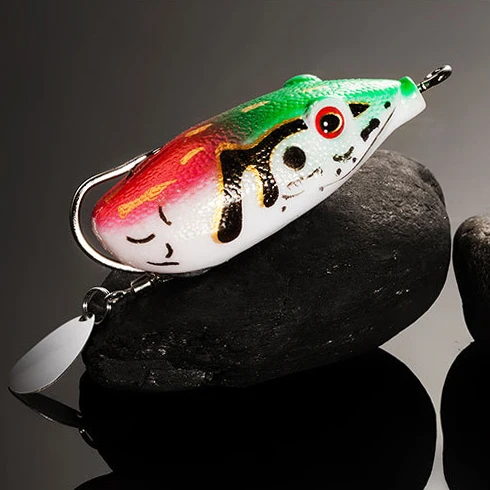 5 см 10 г Новинка 2020 мягкая лягушка рыболовные приманки одиночные крючки Топ вода