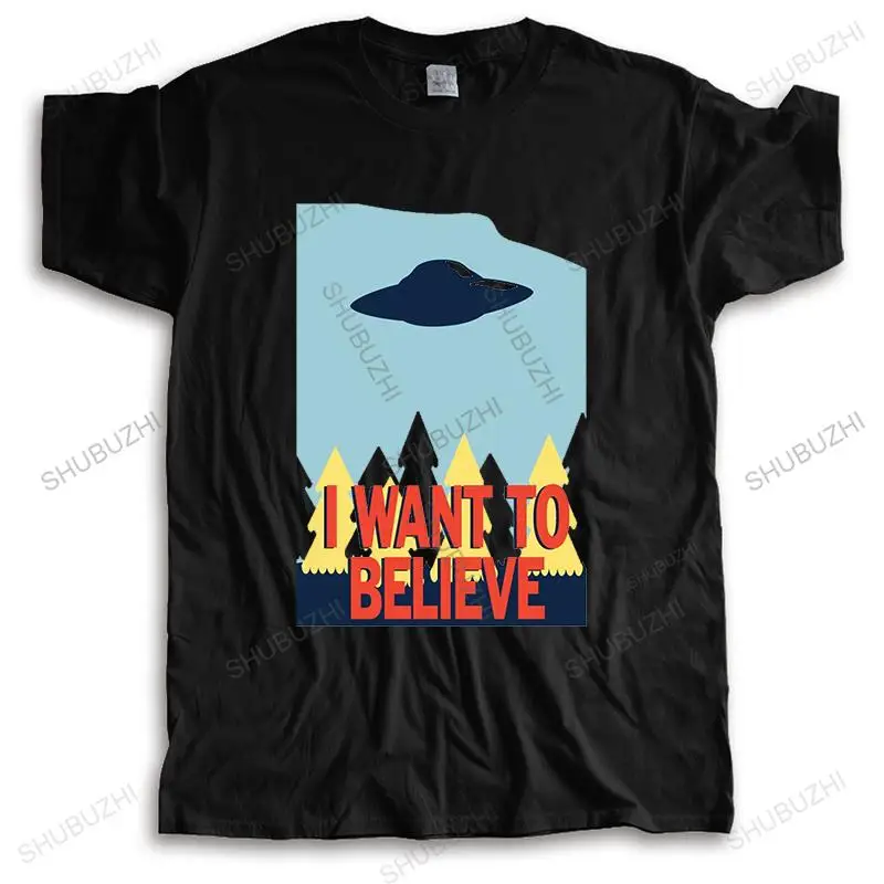 Футболка Jenni с принтом X-файлы Мужская футболка надписью I Want To Believe летняя