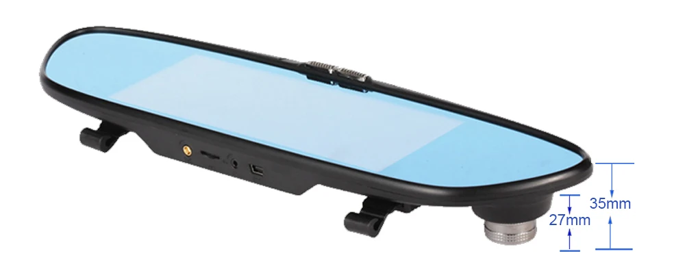 E-ACE Автомобильный видеорегистратор FHD 1080P Dashcam 7 дюймов dvr зеркало видео рекордер автомобильная камера с камерой заднего вида авто регистратор Dvrs видеорегистратор