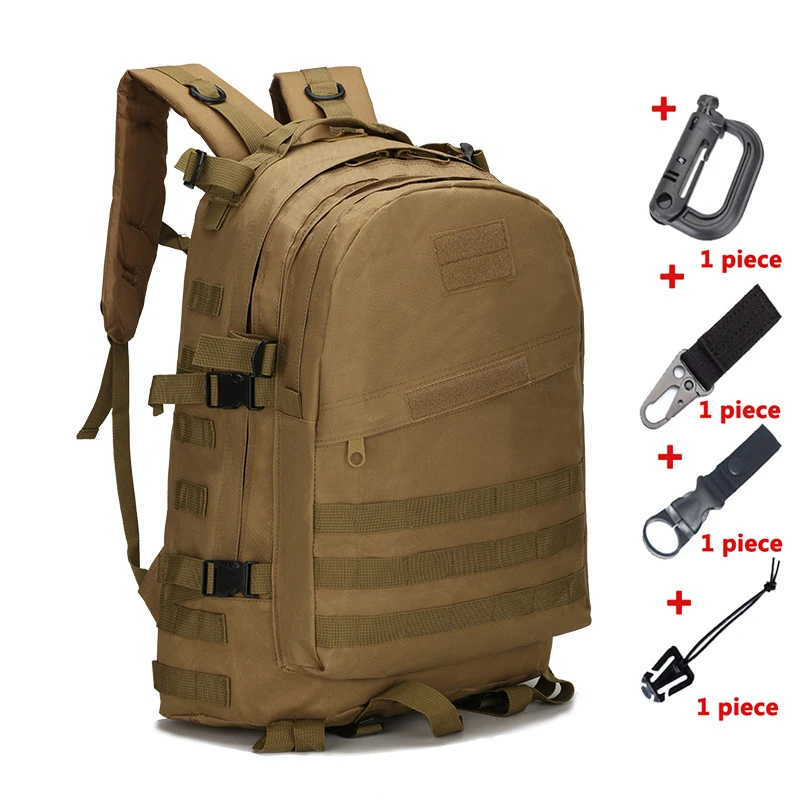 Bag 02 Военная Тактическая Сумка армейский рюкзак Molle штурмовой Водонепроницаемый Открытый походный рюкзак для охоты - Цвет: Bag 02