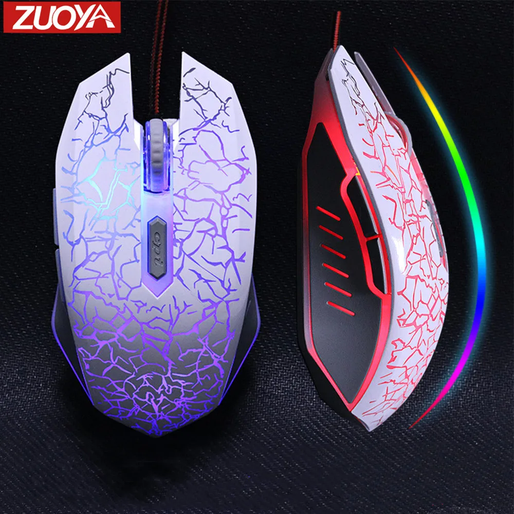 ZUOYA Проводная игровая мышь для компьютера ПК ноутбука Pro Gamer USB оптика Dota 2/LOL