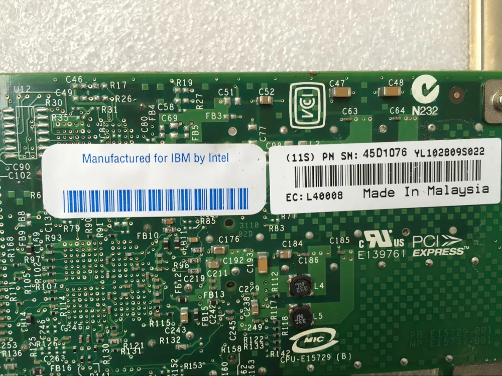 Сетевая карта IBM Z-Series XF SR 10GB PCIe серверный адаптер 45D1076 | Компьютеры и офис