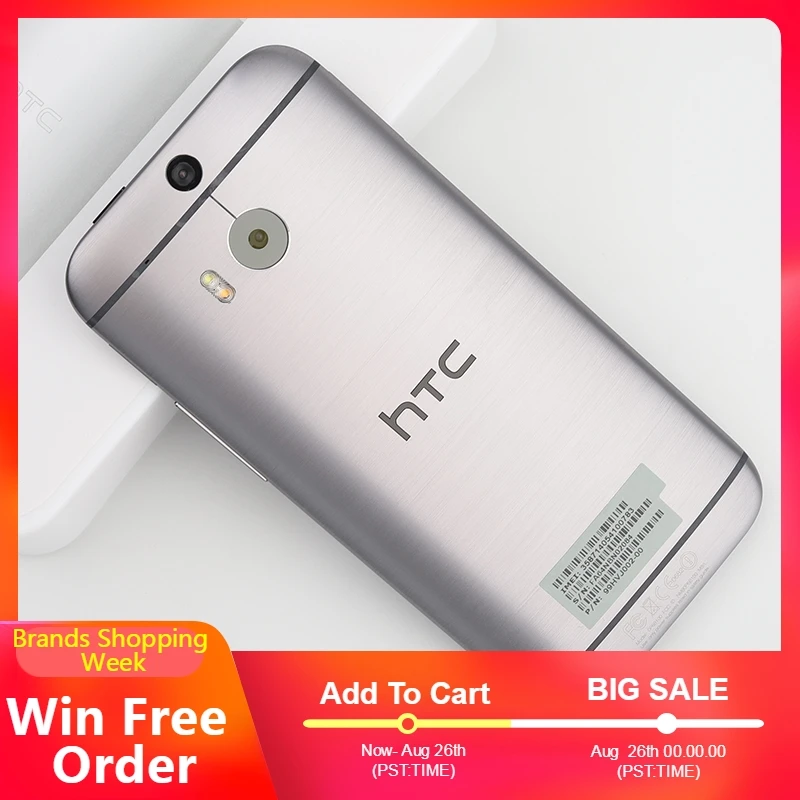 Оригинальный htc One M8 разблокированный LTE смартфон четырехъядерный ram 2GB мобильный