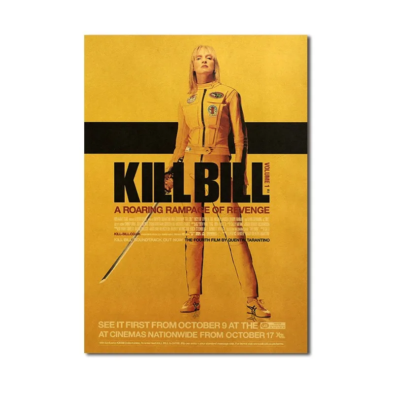 

Movie Kill Bill Vol.1 Kraft Paper Poster Home Wall Room Decoration Painting 50.5x35cm