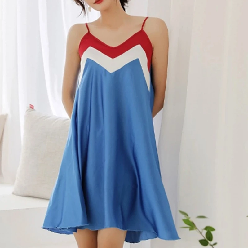 Женское повседневное шелковое сексуальное платье трапециевидной формы женское