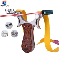 slingshot catapult hunting high quality stainless steel with rubber band mud ball outdoor shooting game sling shot