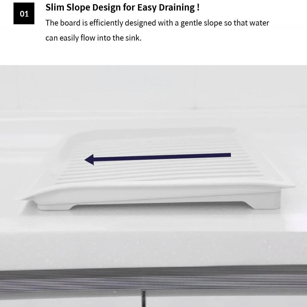 

Plastic Tray Cutlery Filter Plate Storage New Bowl Cup Drainer Dishes Sink Drain Shelving Rack Drain Board Kitchen Tools Sink