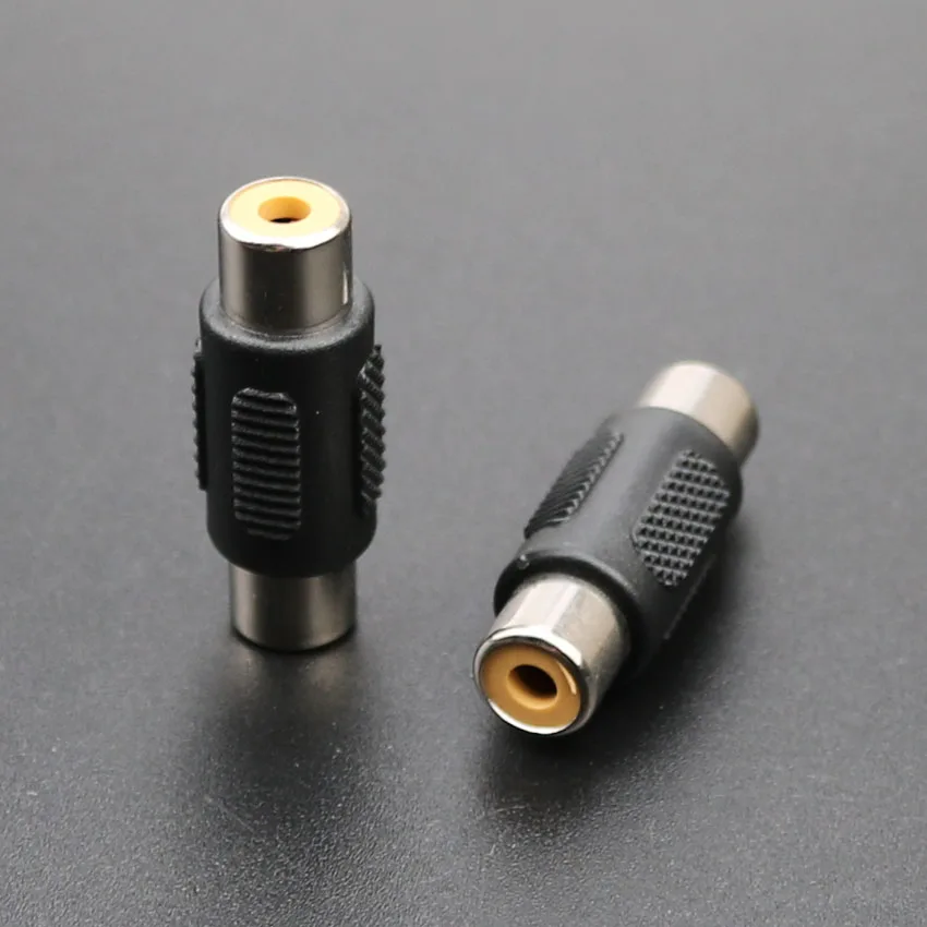 YuXi 2RCA 3RCA гнездо к гнезду переходник для AV Видео Аудио удлинитель кабеля адаптер