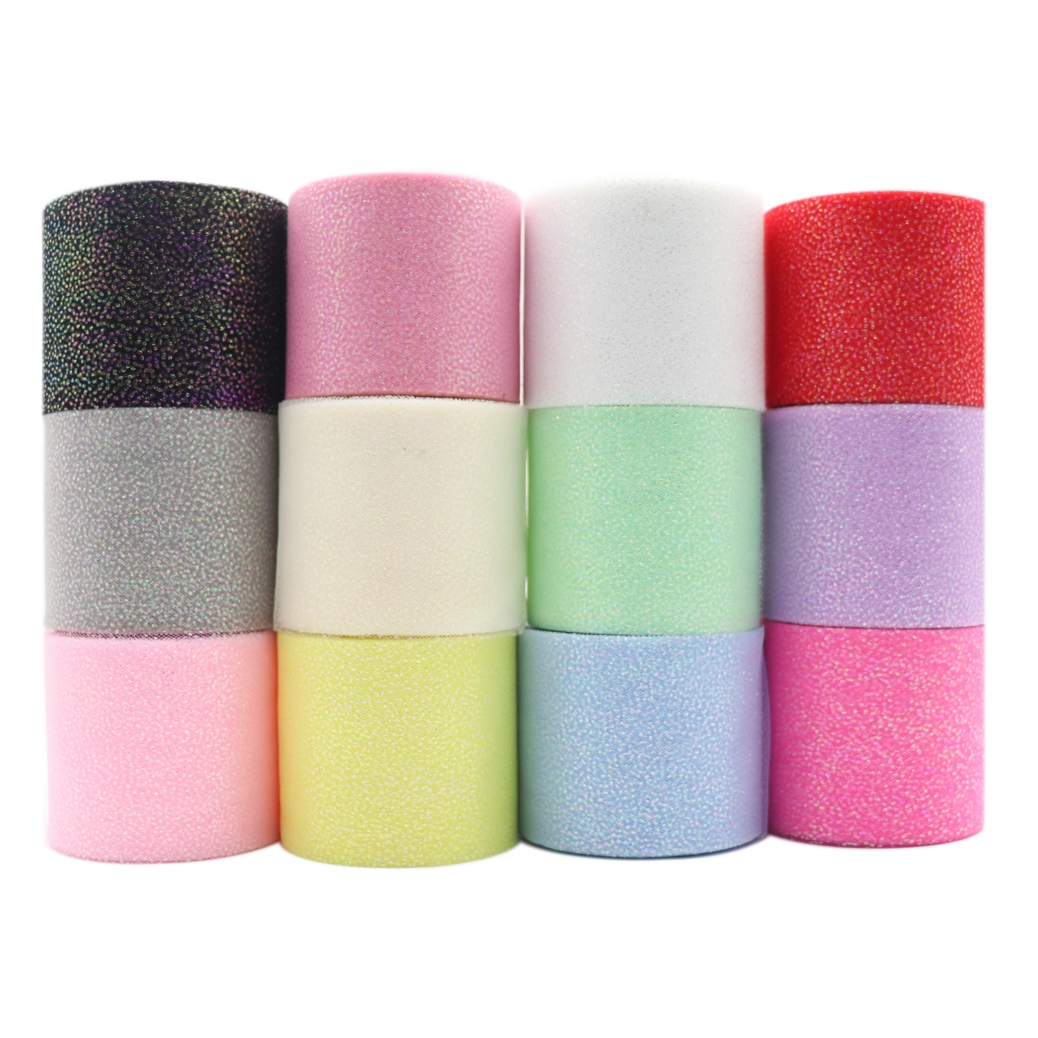 25 ярдов 6 см симфония Привлекательный Серебристый горошек тюль рулон органзы