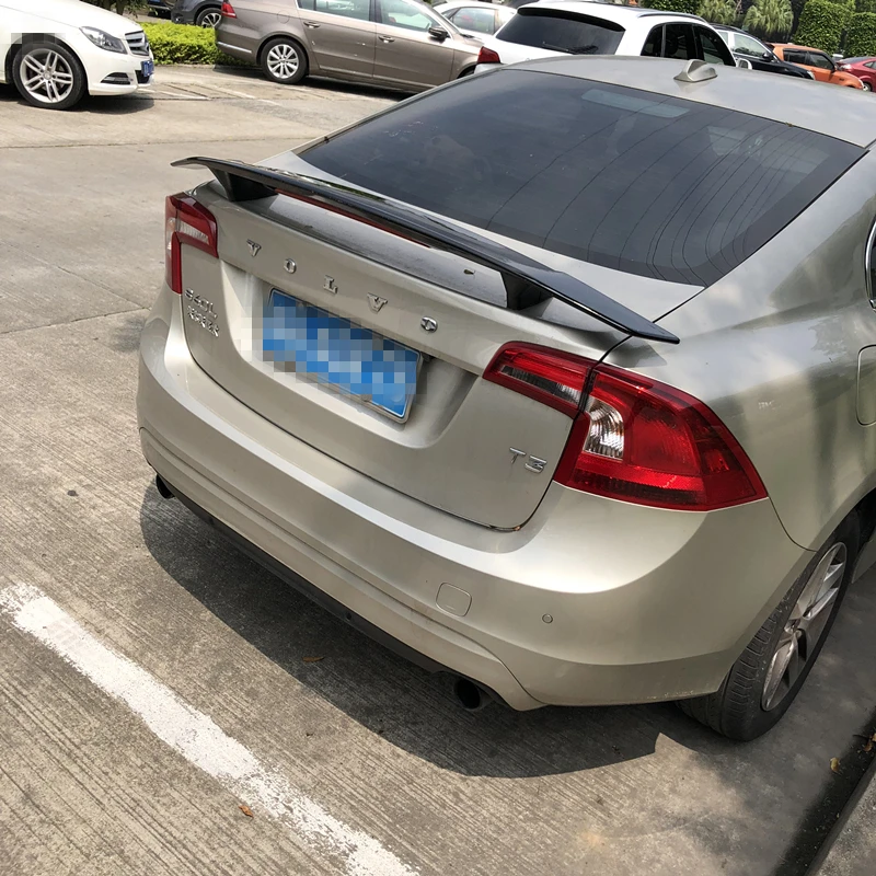 Спойлер для Volvo S60 S60L спортивный спойлер из АБС пластика заднее крыло автомобиля