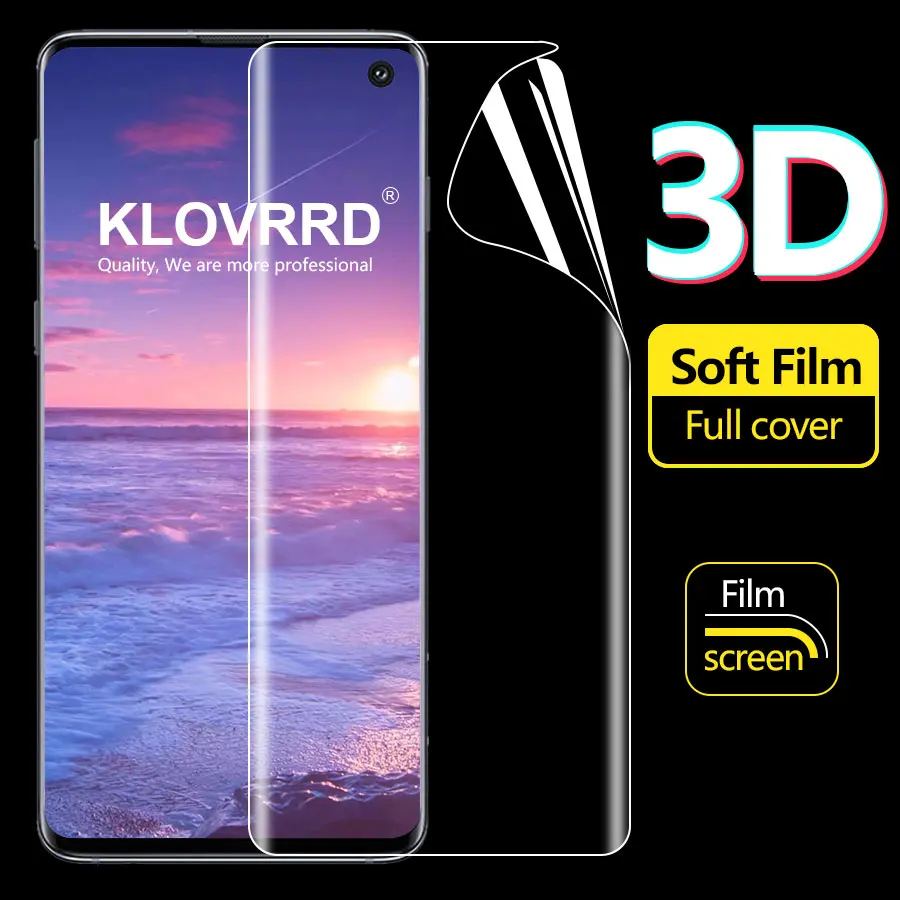 KLOVRRD полное покрытие экрана протектор для Samsung Galaxy S10 Plus Гидрогелевая пленка S10e