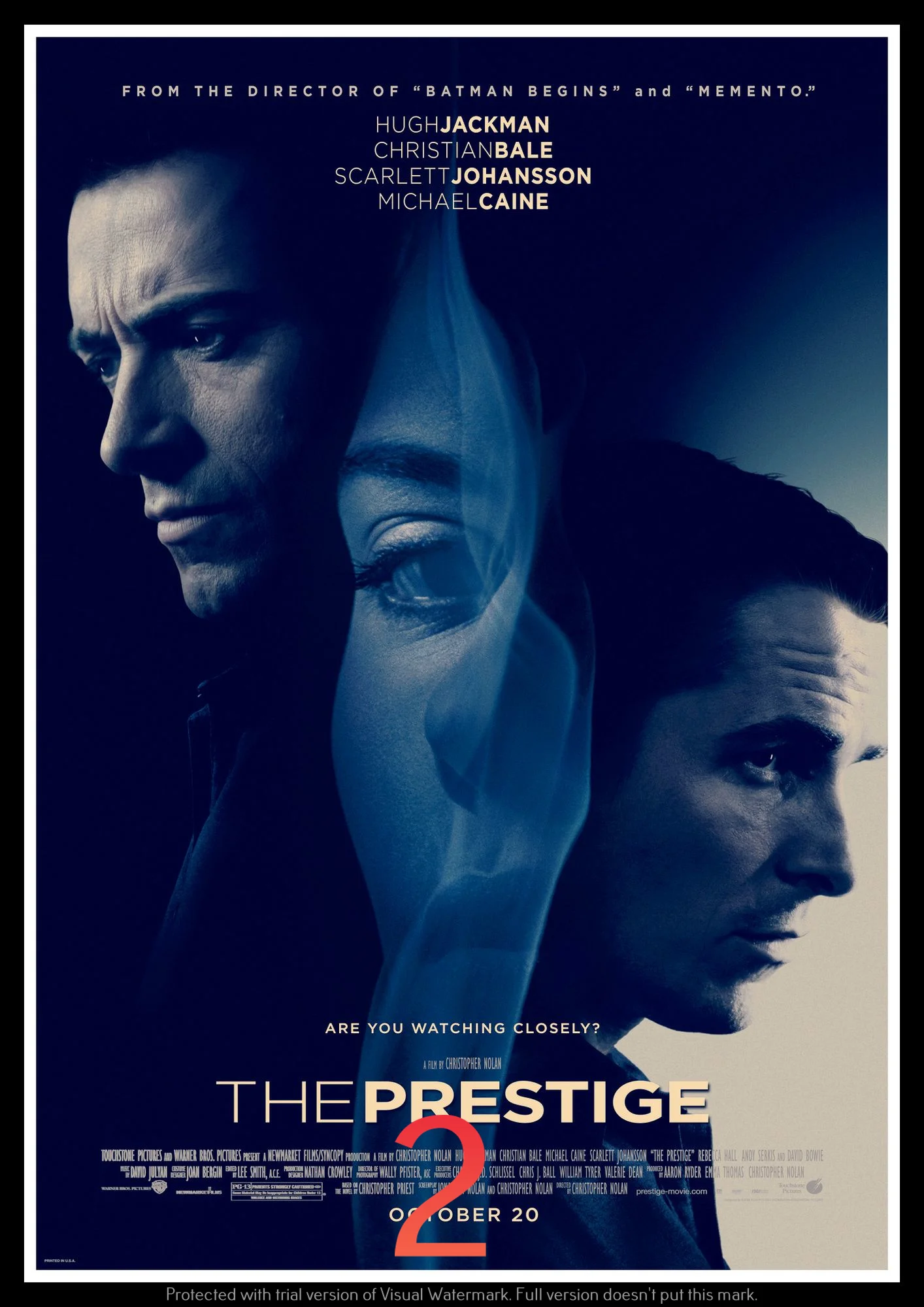 Стикеры для стен с надписью The Prestige | Дом и сад