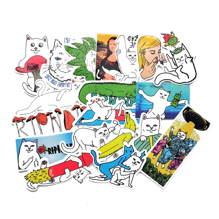 50 шт. средние наклейки на пальцы водонепроницаемые для ноутбука Стайлинг