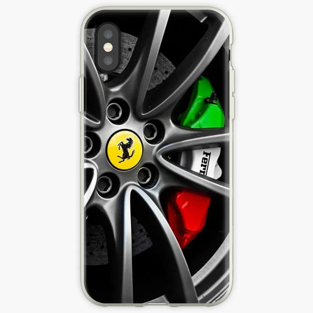Прозрачный чехол Whell Ferrari для iphone X XSMAX XR 11 Pro Max чехол для iphone 6 6s 5 5S 7plus 8plus iphone 11 Pro Чехол