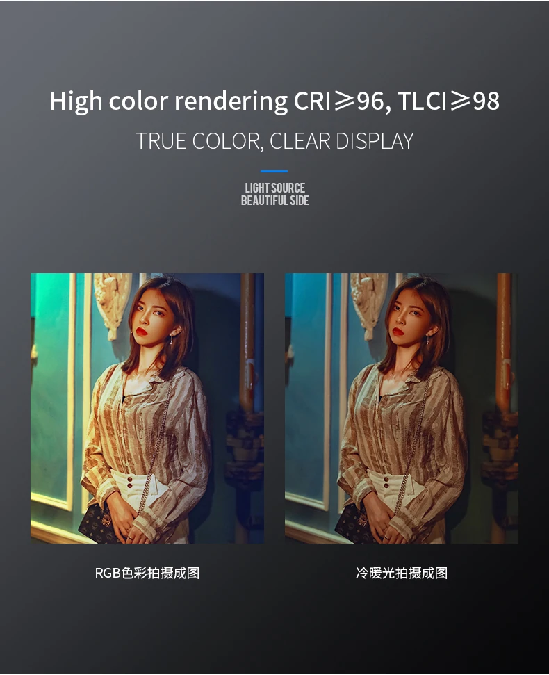 SETTO цветной RGB светодиодный светильник для видеосъемки с регулируемой яркостью и полноцветным режимом съемки студийный Vlog светильник для фотосъемки ing Pocketlite для DSLR камеры
