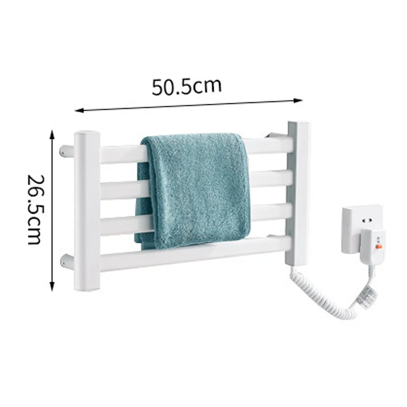 

Carbon Fibre Electric Warmer Bathroom Towel Rack Intelligent Bath Towel Shelf Wall Mounted Warm Dryer Shelf Bathroom Fittings