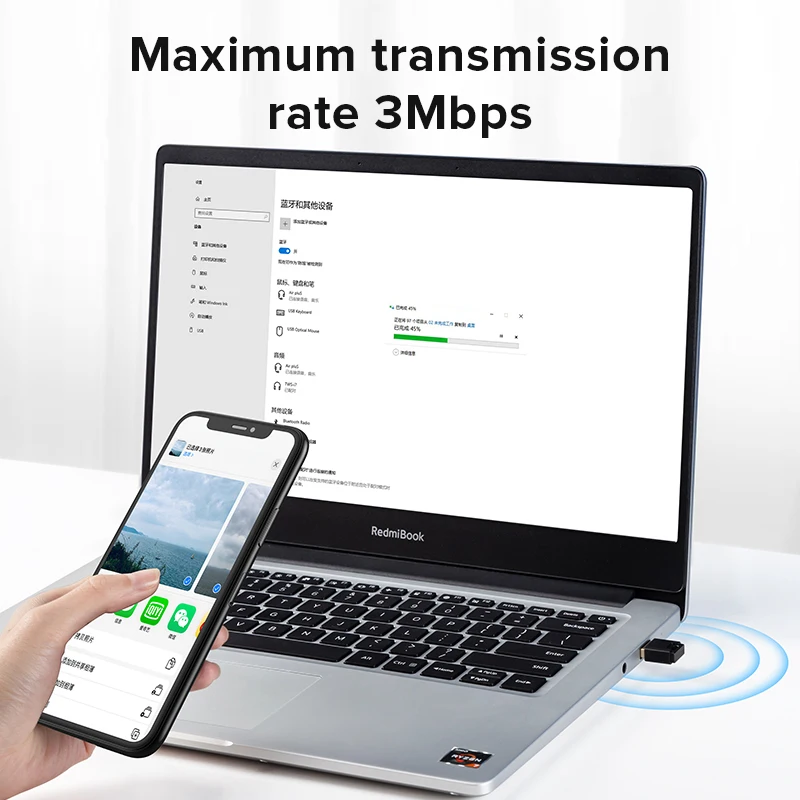 USB Bluetooth адаптер приемник передатчик 5 0 аудио беспроводной для ПК динамик мышь
