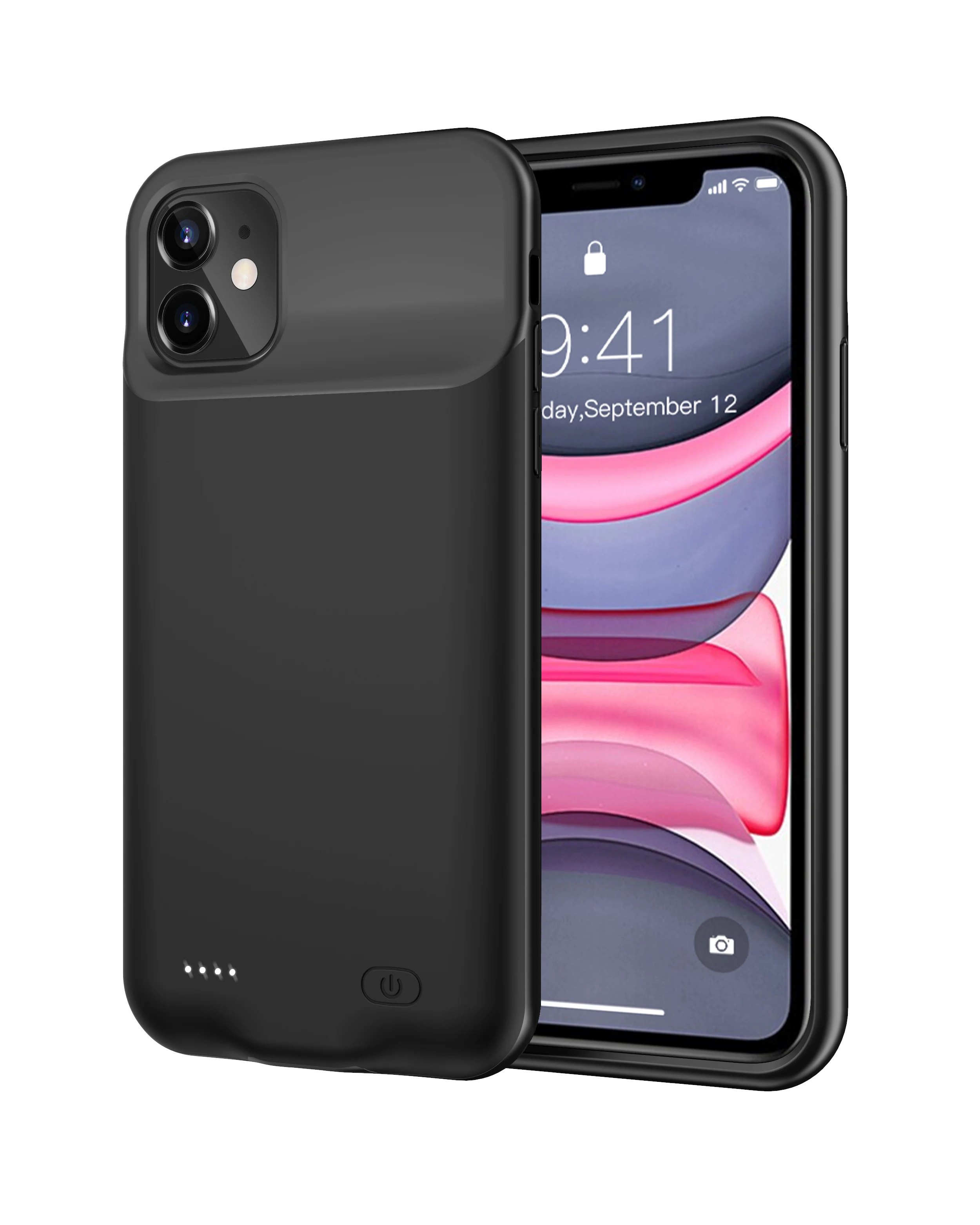 

Battery Charger Case For iPhone 11 Pro Max Battery Case Power Bank Charging Cover For iPhone 11 Charger Slim External Back Pack