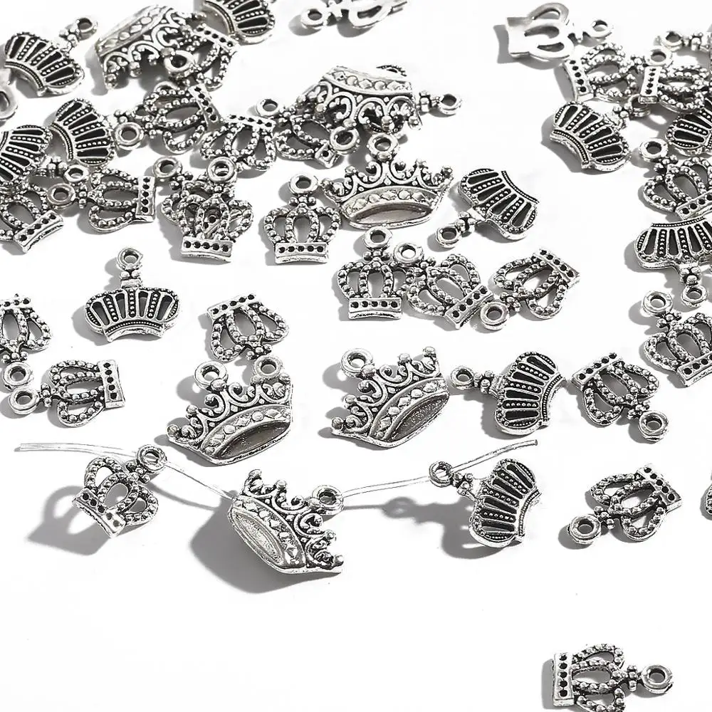 Бусины-подвески под античное серебро 20-50 шт./лот Подвески для изготовления