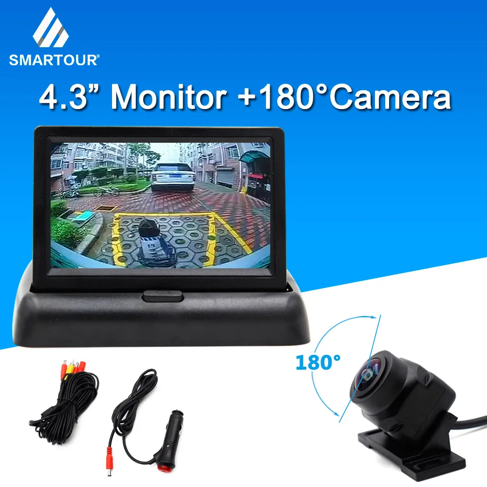 

Беспроводная камера заднего вида, 4,3 дюйма, с монитором ночной съемки